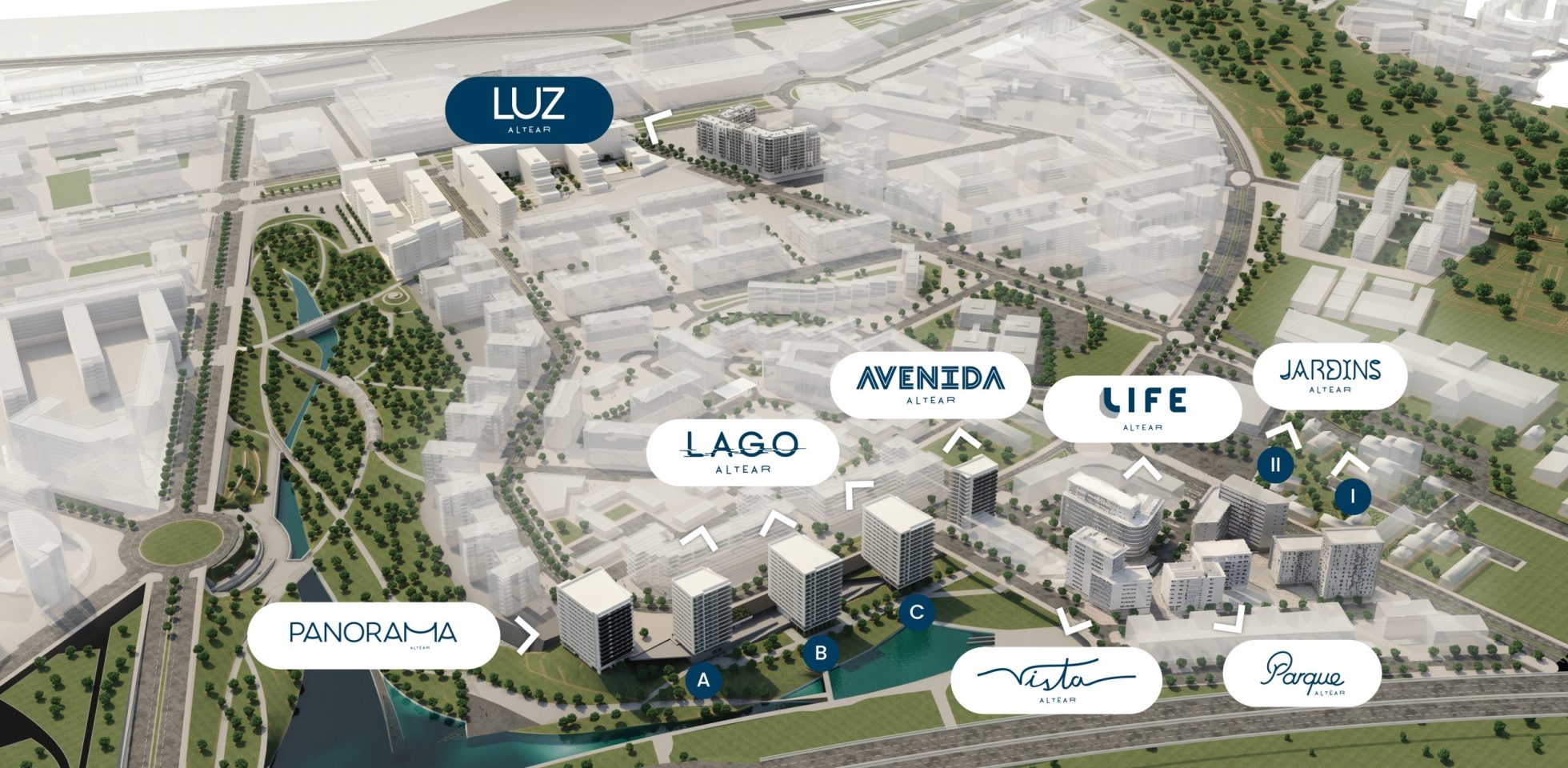 Luz Altear | Apartamentos na Alta de Lisboa - Novo empreendimento - bird eye
